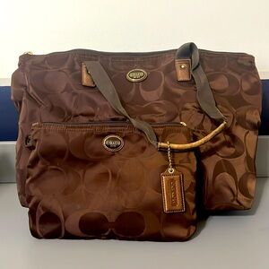 Coach Foldable and Packable Travel Bag